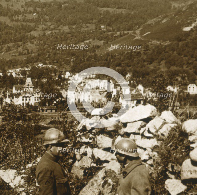View of the lines, Metzeral, northern France, c1914-c1918. Artist: Unknown.
