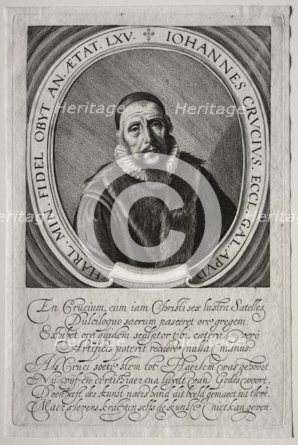 Johannes Crucius. Creator: Jan van de Velde (Dutch, 1620-1662).