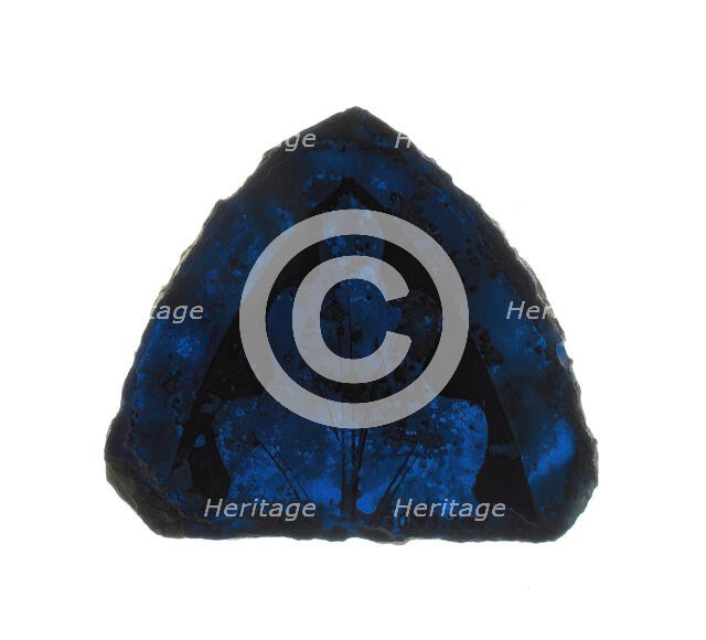 Glass Fragment, European, 13th-14th century. Creator: Unknown.