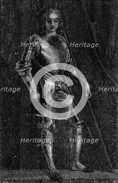 "Gaston de Foix" - painted by Giorgione - bequeathed to the National Gallery by Mr. Samuel Rogers, 1 Creator: Unknown.