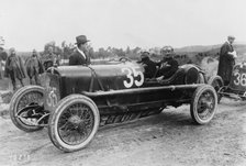 Antonio Ascari in an Alfa Romeo, Targa Florio Race, Sicily, 1922. Artist: Unknown