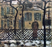 'Behind the Fence', c1895. Artist: Pierre Bonnard