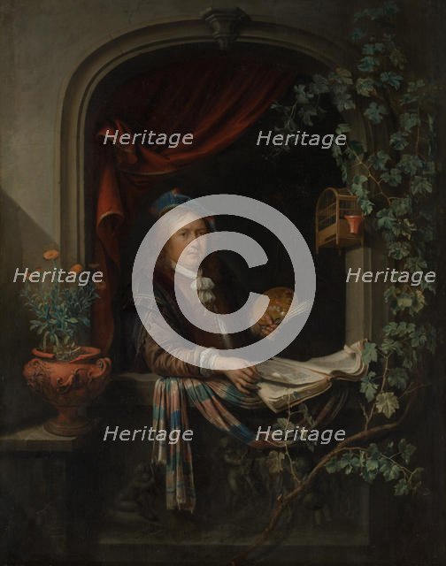 Self-Portrait, ca. 1665. Creator: Gerrit Dou.