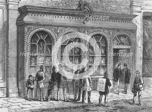 Birch's confectionery shop, Cornhill, City of London, 19th century (1911). Artist: Unknown.