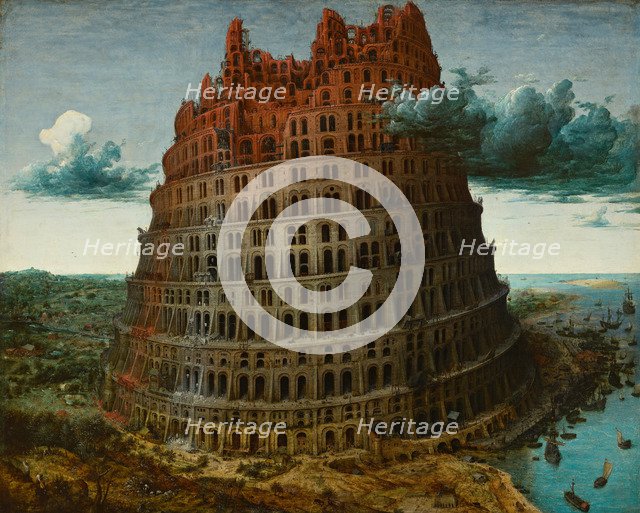 The Tower of Babel, c. 1565. Artist: Bruegel (Brueghel), Pieter, the Elder (ca 1525-1569)