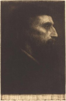 Head of a Man (Tete d'homme). Creator: Alphonse Legros.