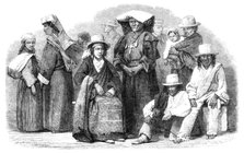 Indians of Peru and Bolivia, South America, 1864. Creator: Joseph Austin Benwell.
