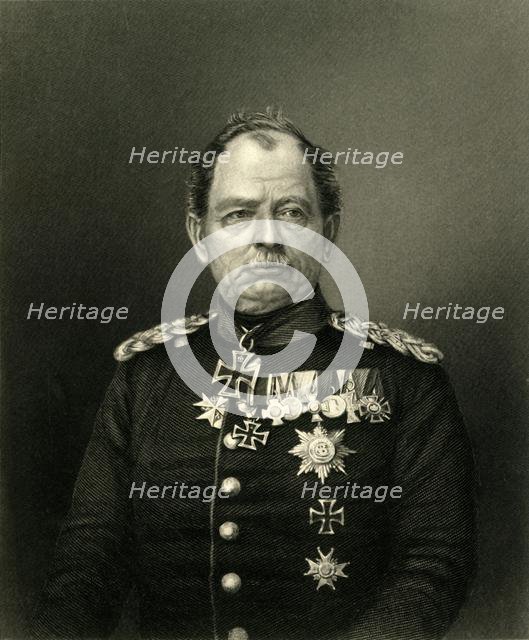 'General Von Werder', c1872. Creator: Cook.