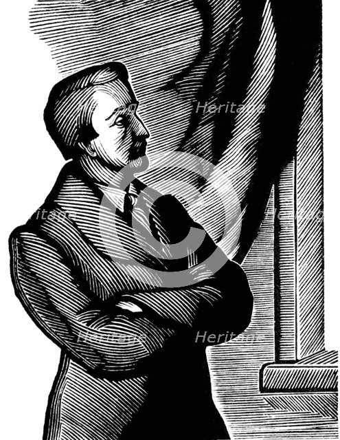 Heinrich Heine, 19th century German poet, 1934.  Artist: Georgi Yecheistov