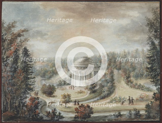 View of the Friendship Temple in Pavlovsk.