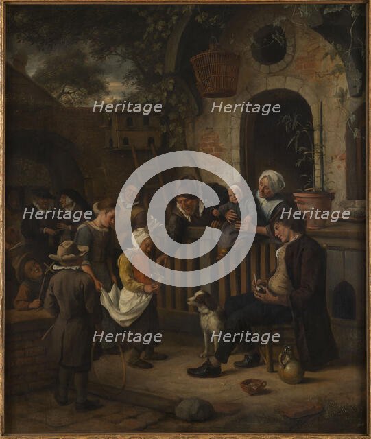 The little beggar, between 1663 and 1665. Creator: Jan Steen.