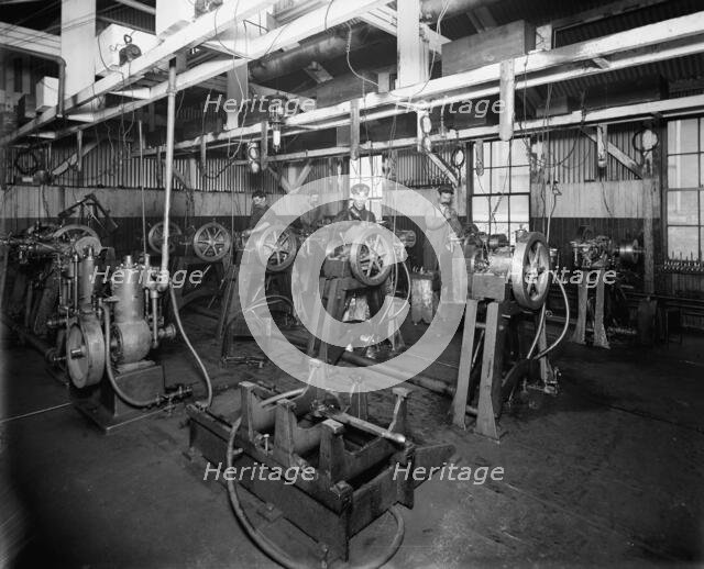 The testing room, Leland & Faulconer Manufacturing Co., Detroit, Mich., 1903 Nov. Creator: Unknown.