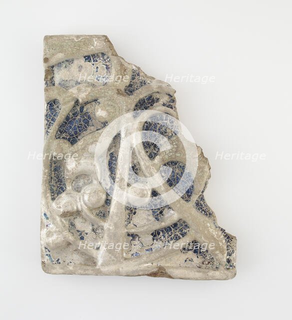 Wall tile (fragment), 12th-13th century. Creator: Unknown.