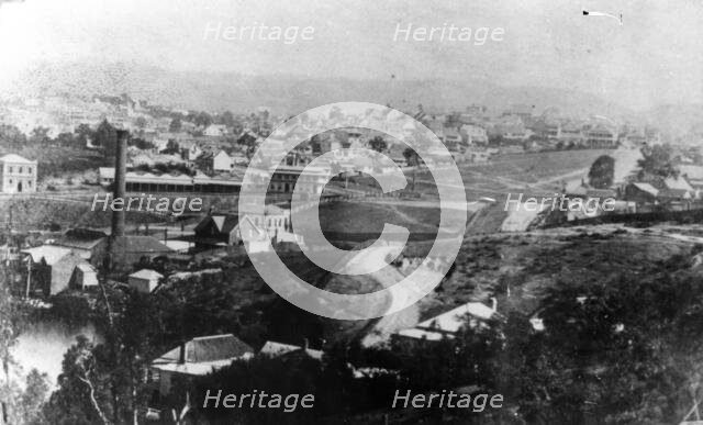 Petrie Bight, looking over the Gas Works, Brisbane, Queensland, c1880. Creator: Unknown.