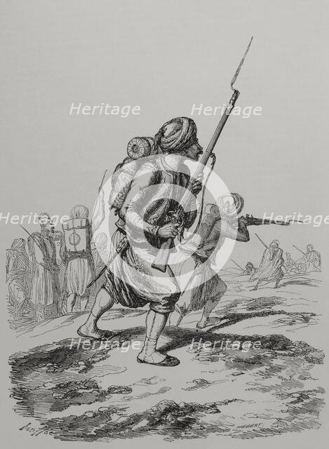 The Zouaves in the Crimea, Crimean War (1853-1856). 1856.  Creator: Unknown.