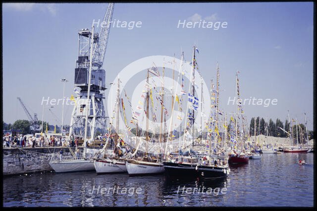 Chatham Marina, Chatham, Medway, 1985. Creator: Dorothy Chapman.