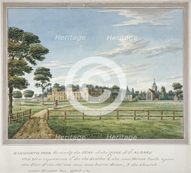 Hanworth, Middlesex, 1801. Artist: Anon