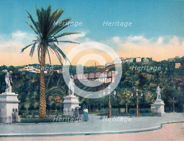 'Napoli - Entrata Villa Comunale', c1900. Creator: Unknown.