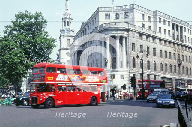 London street scene 1999 outside South African embassy. Artist: Unknown.