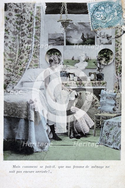 French Postcard, c1900. Artist: Unknown