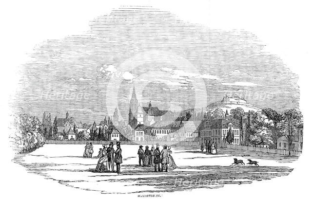 Coburg - from His Royal Highness Prince Albert's drawing, 1845. Creator: W. J. Linton.