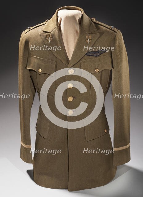 Officer's service coat, United States Army Air Corps, ca. 1935. Creator: Lauterstein.