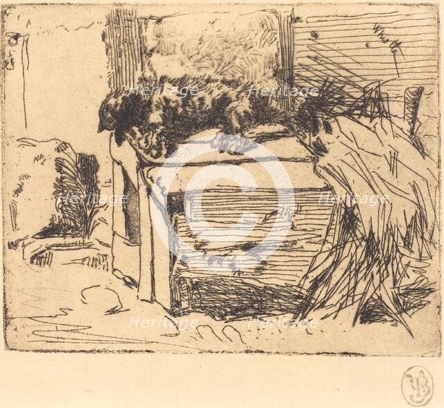 The Dog on the Kennel. Creator: James Abbott McNeill Whistler.
