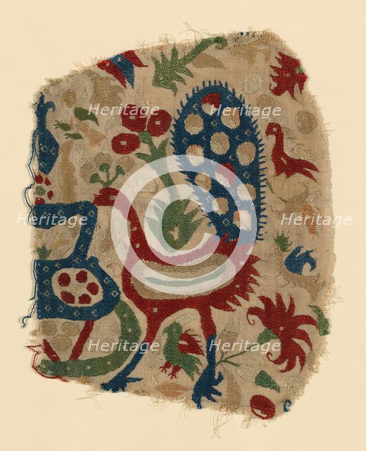Fragment, Greece, 17th century. Creator: Unknown.