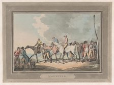 Mounting [The Mount], January 1, 1799., January 1, 1799. Creator: Thomas Rowlandson.