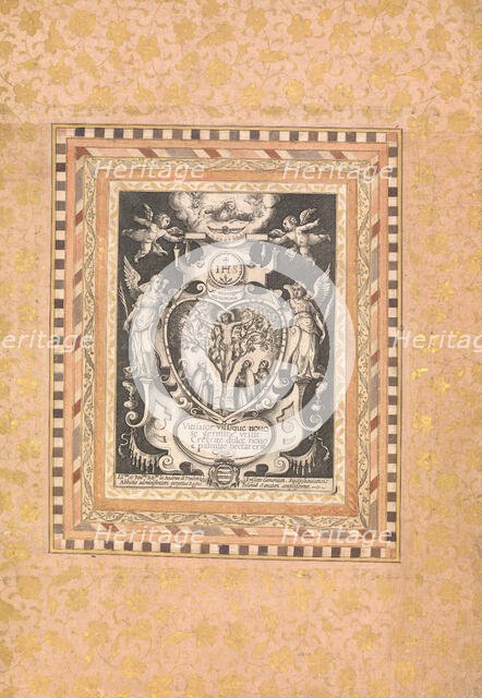 Devotional Scene, Folio from the Bellini Album, ca. 1600. Creator: Unknown.