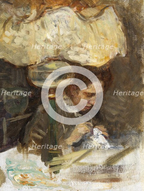 Study for Friends - Nanna Bendixson,  c.1907. Creator: Hanna Pauli.