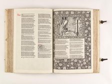 The Kelmscott Chaucer - The Works of Geoffrey Chaucer Now Newly Imprinted, 1896. Creator: Sir Edward Coley Burne-Jones.