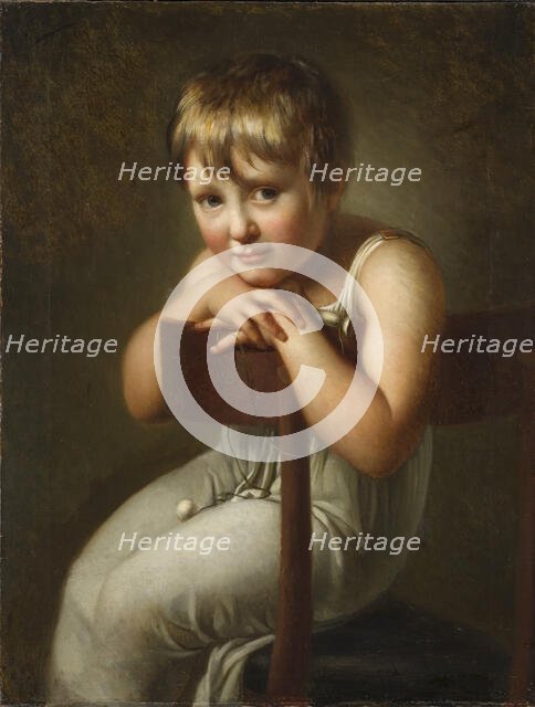 Carolina Mandorff, 1799-1874, married Wester, as a child, 1806. Creator: Per Krafft the Younger.