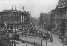 'Piccadilly Circus', 1909. Creator: Francis Frith & Co.