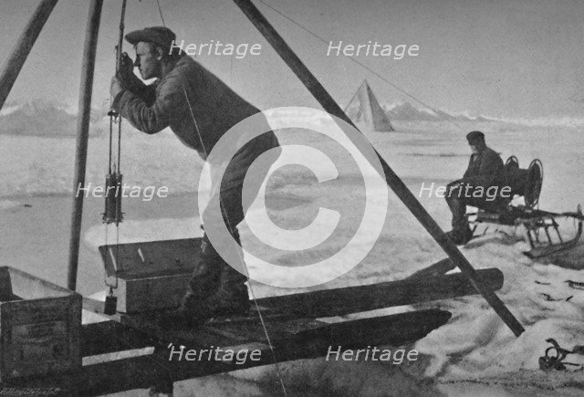 'Reading the Temperature with a Lens. 12 July, 1894', 1894 (1897). Artist: Unknown.