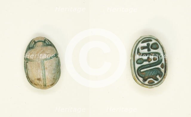 Scarab: Long-Necked Creature, Egypt, Middle Kingdom-Second Intermediate Period, Dynasties... Creator: Unknown.