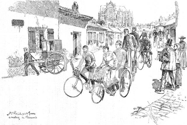 ''A Tour of the Pickwick Cycling Club in France', 1888. Creator: C Angerer & Goschl.