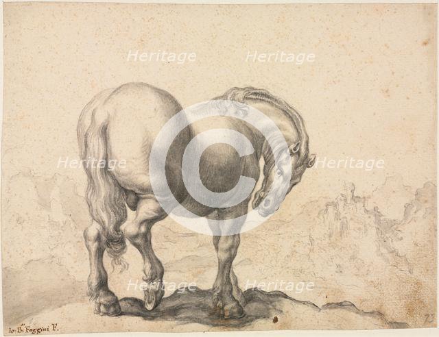 Study of a Stallion, first third 18th century?. Creator: Giovanni Battista Foggini (Italian, 1652-1725).