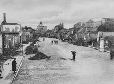 A street in Ortelsburg, Eastern Prussia, World War I, August 1915. Artist: Unknown