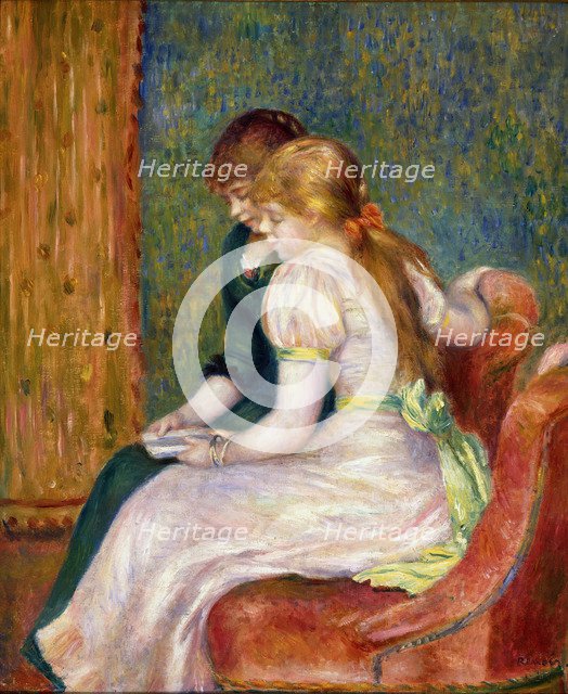 Jeunes filles lisant (Young girls reading), 1891.