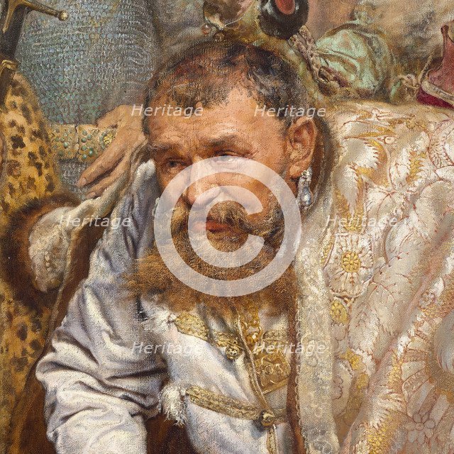 Stephen Báthory at Pskov. Detail: Grigory Nashchokin.