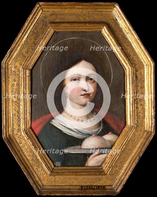 Saint Agatha, 18th (?) century.. Creator: Unknown.