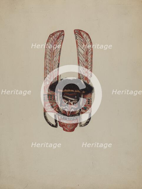 Dance Mask, 1935/1942. Creator: Joseph Coyle.