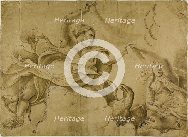 Study for Jupiter Hurling Thunderbolts, n.d. Creator: Unknown.