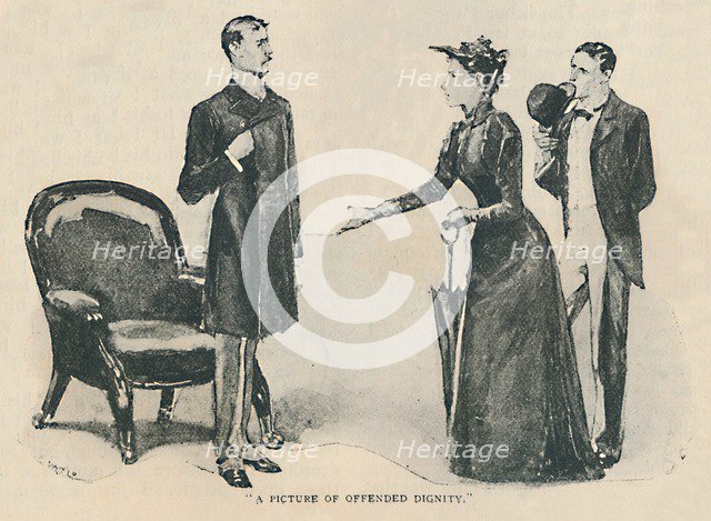 'A Picture Of Offended Dignity', 1892. Artist: Sidney E Paget.