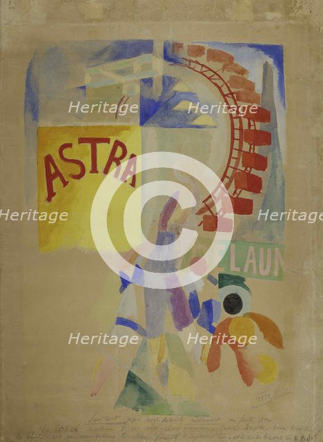 L'Équipe de Cardiff, 1912-1913. Creator: Delaunay, Robert (1885-1941).