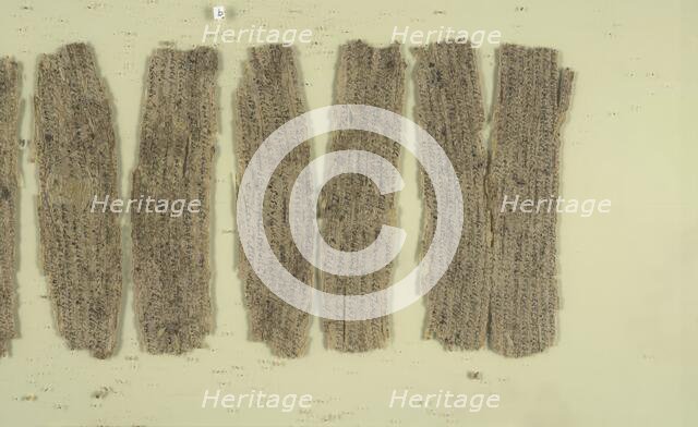 Fragmentary Buddhist text, c5th-3rd century BC. Creator: Unknown.