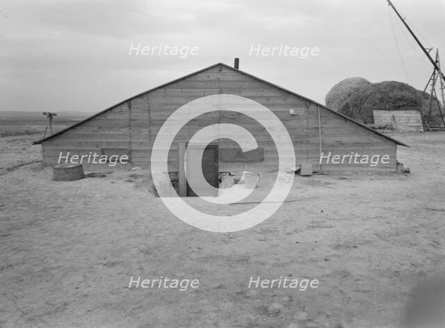 Home of Free family who had lived in Beaver..., Dead Ox Flat, Malheur County, Oregon, 1939 Creator: Dorothea Lange.