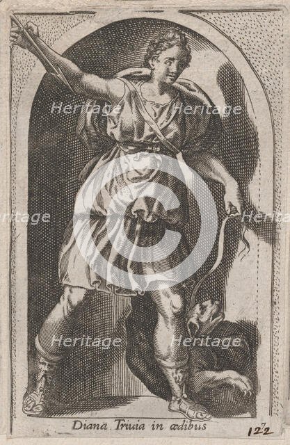 Speculum Romanae Magnificentiae: Diana (Diana Triuia in aedibus), 16th century., 16th century. Creator: Anon.