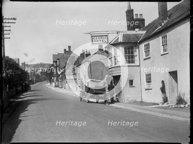 George Hotel, The Street, Charmouth, West Dorset, Dorset, 1925. Creator: Katherine Jean Macfee.